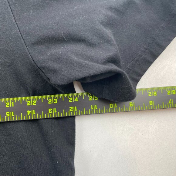 Merona Men's Polo Shirt XL Black Cotton/Polyester Blend - Picture 4 of 7